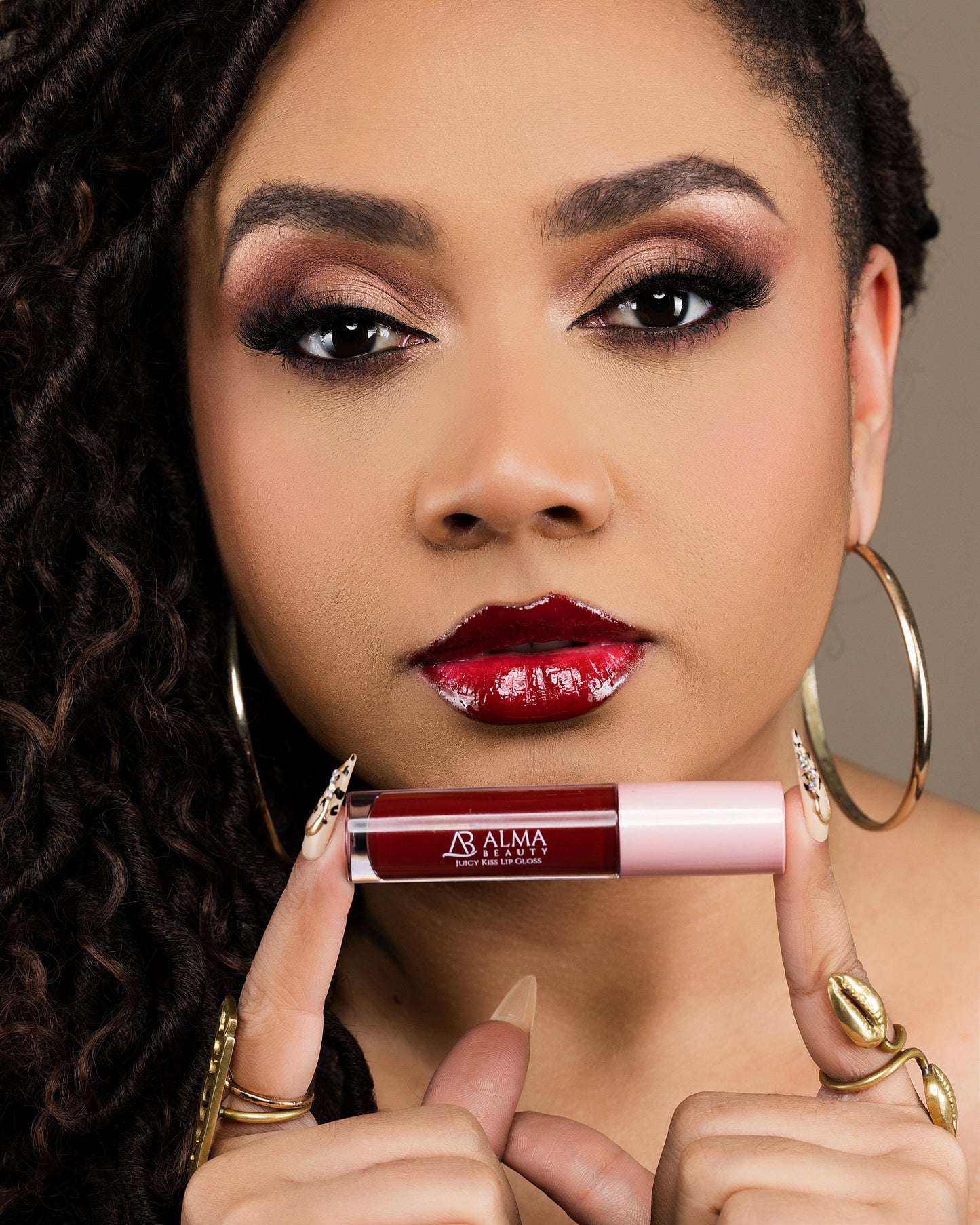 CEDDO -SPICY RED  Juicy Kiss Lipgloss